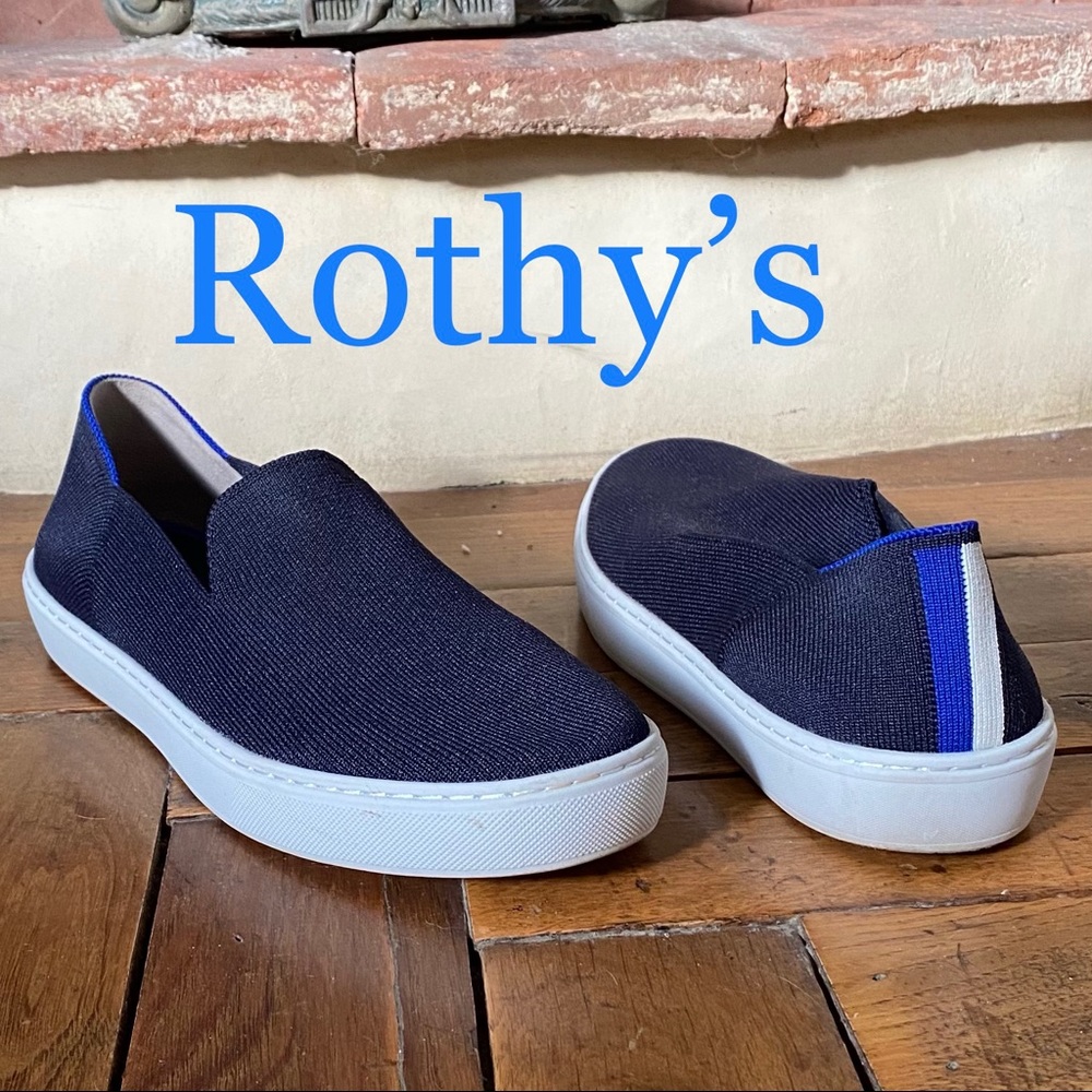 Rothy’s The Sneaker Deep Blue slip on sneaker- 8